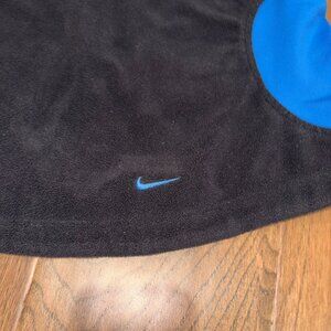 Nike Therma Fit Black Blue Zip Hoodie Athletic Jacket